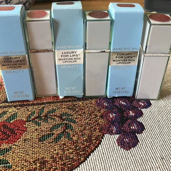 American Beauty Lipstick Set New In Boxes Lot of Three. - Picture 8 of 9